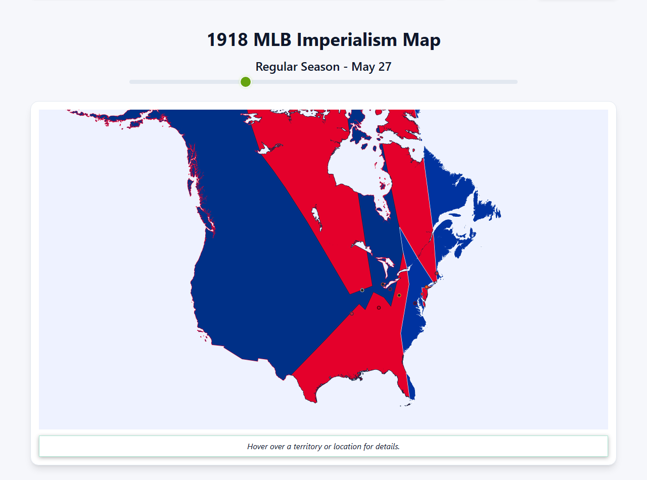 1918 MLB Imperialism Map