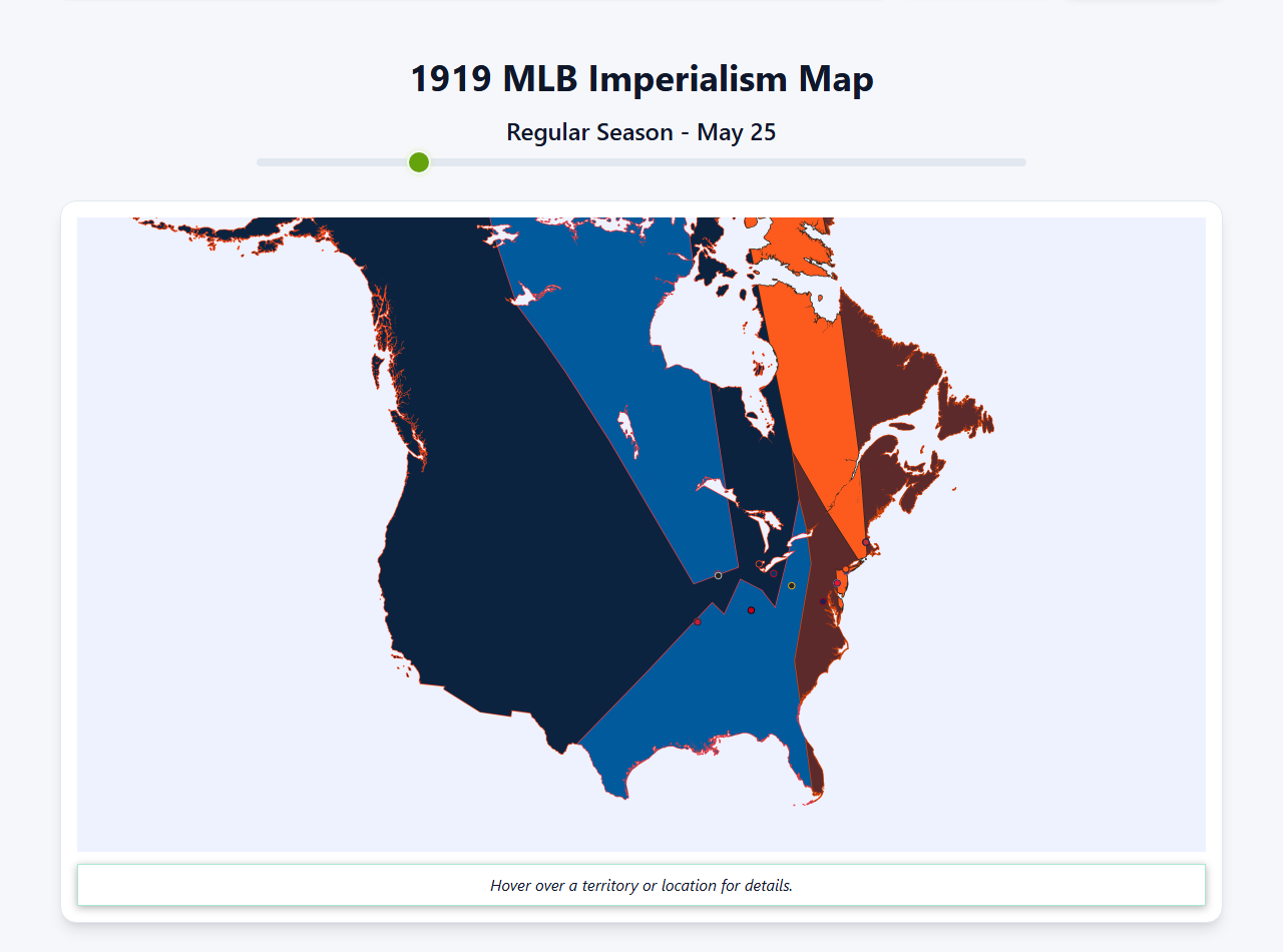 1919 MLB Imperialism Map