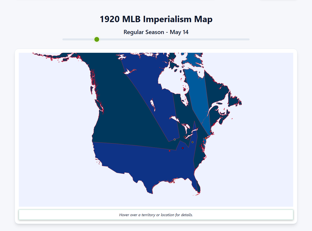 1920 MLB Imperialism Map