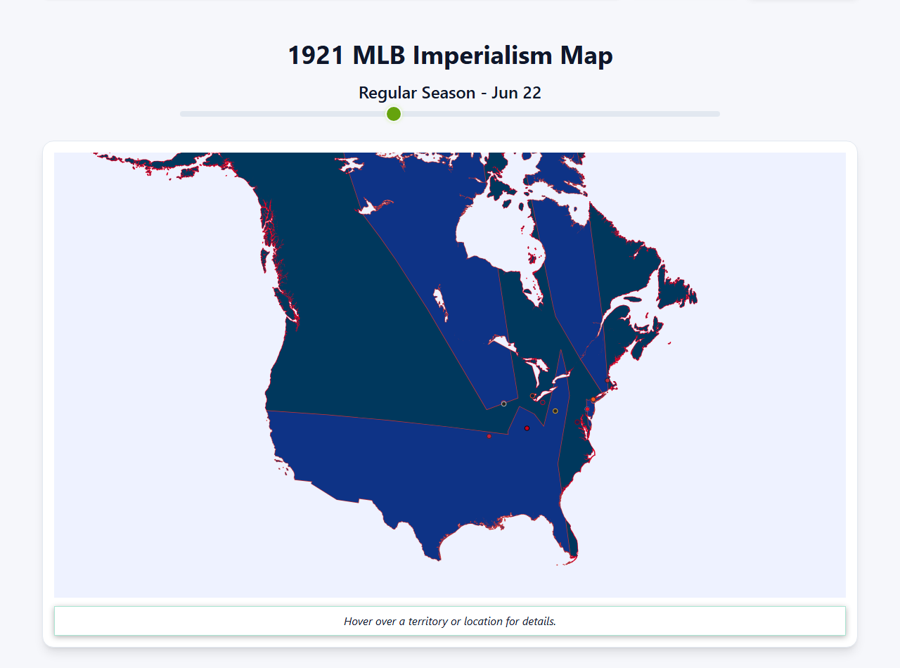 1921 MLB Imperialism Map