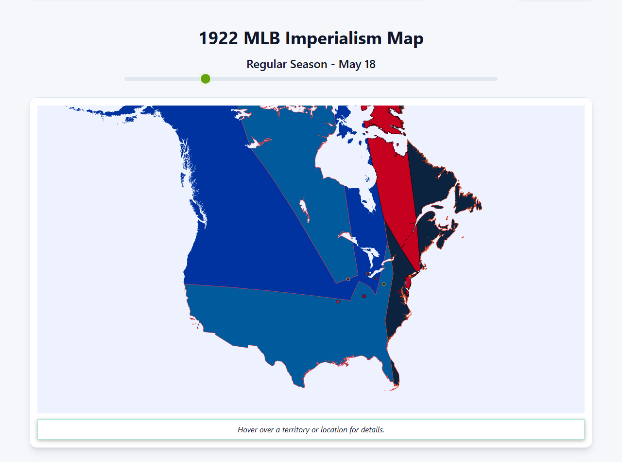 1922 MLB Imperialism Map