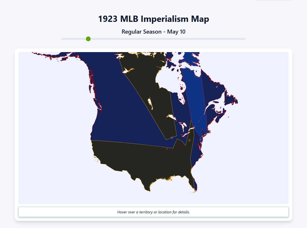 1923 MLB Imperialism Map