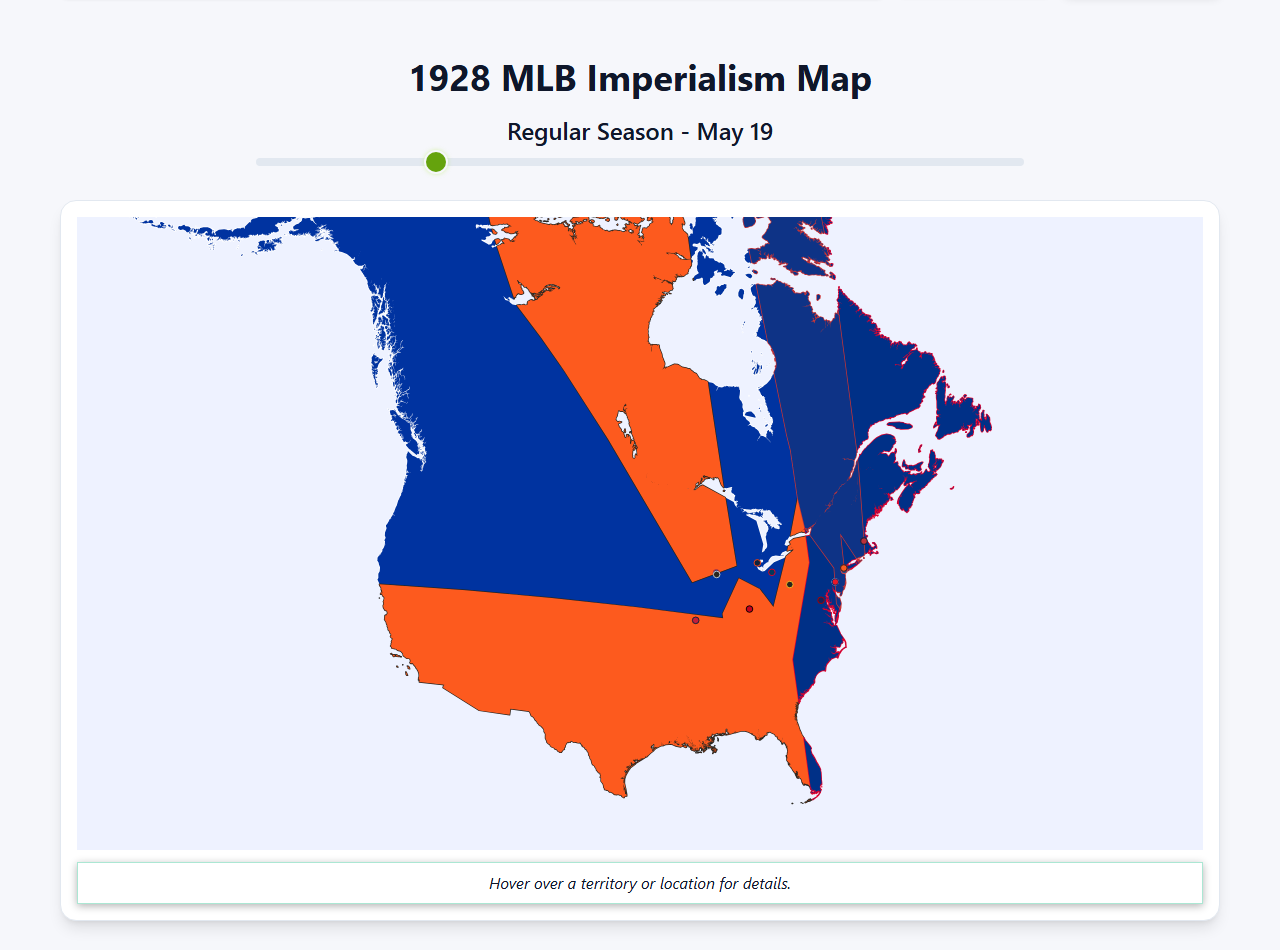 1928 MLB Imperialism Map