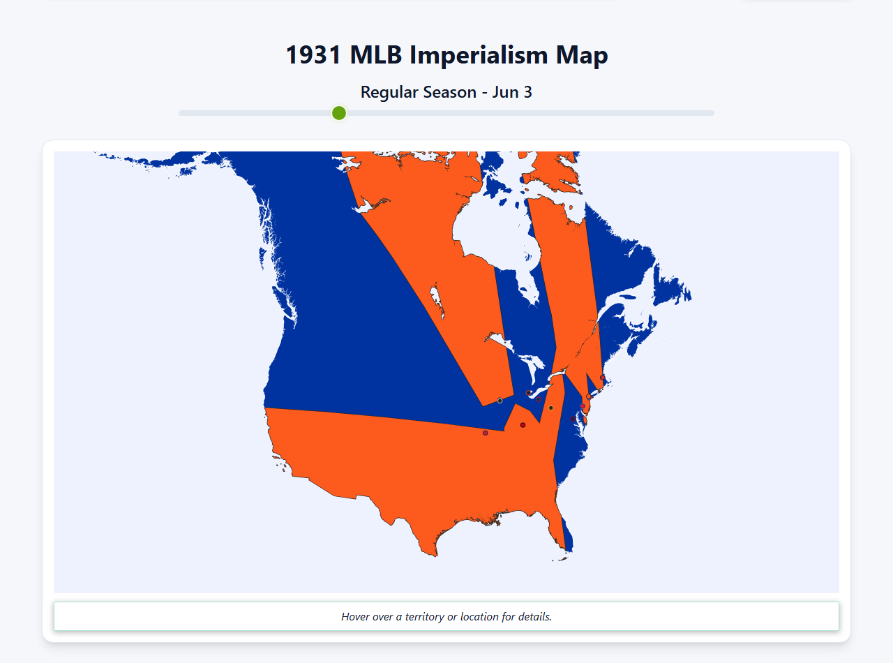 1931 MLB Imperialism Map