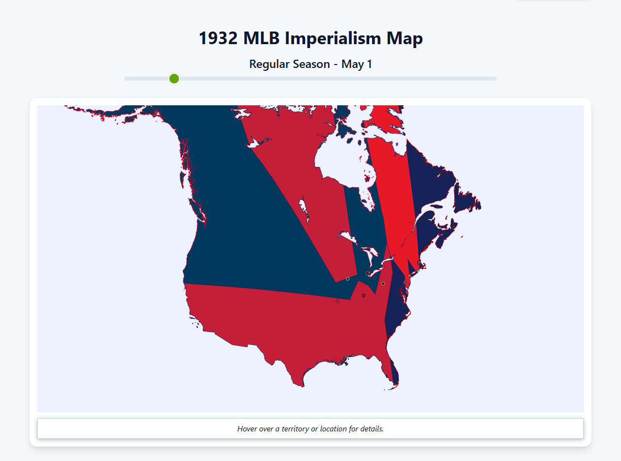 1932 MLB Imperialism Map