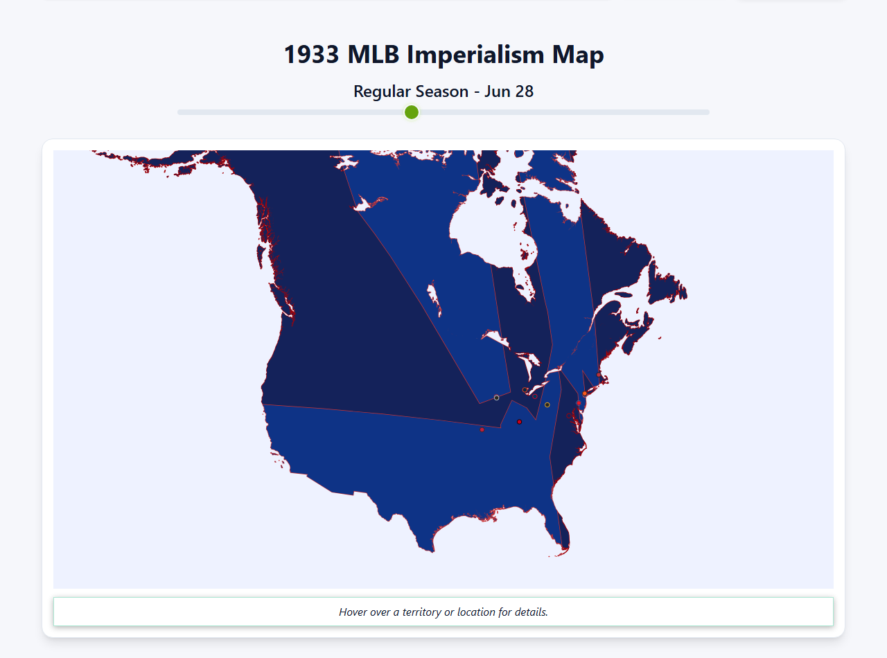 1933 MLB Imperialism Map