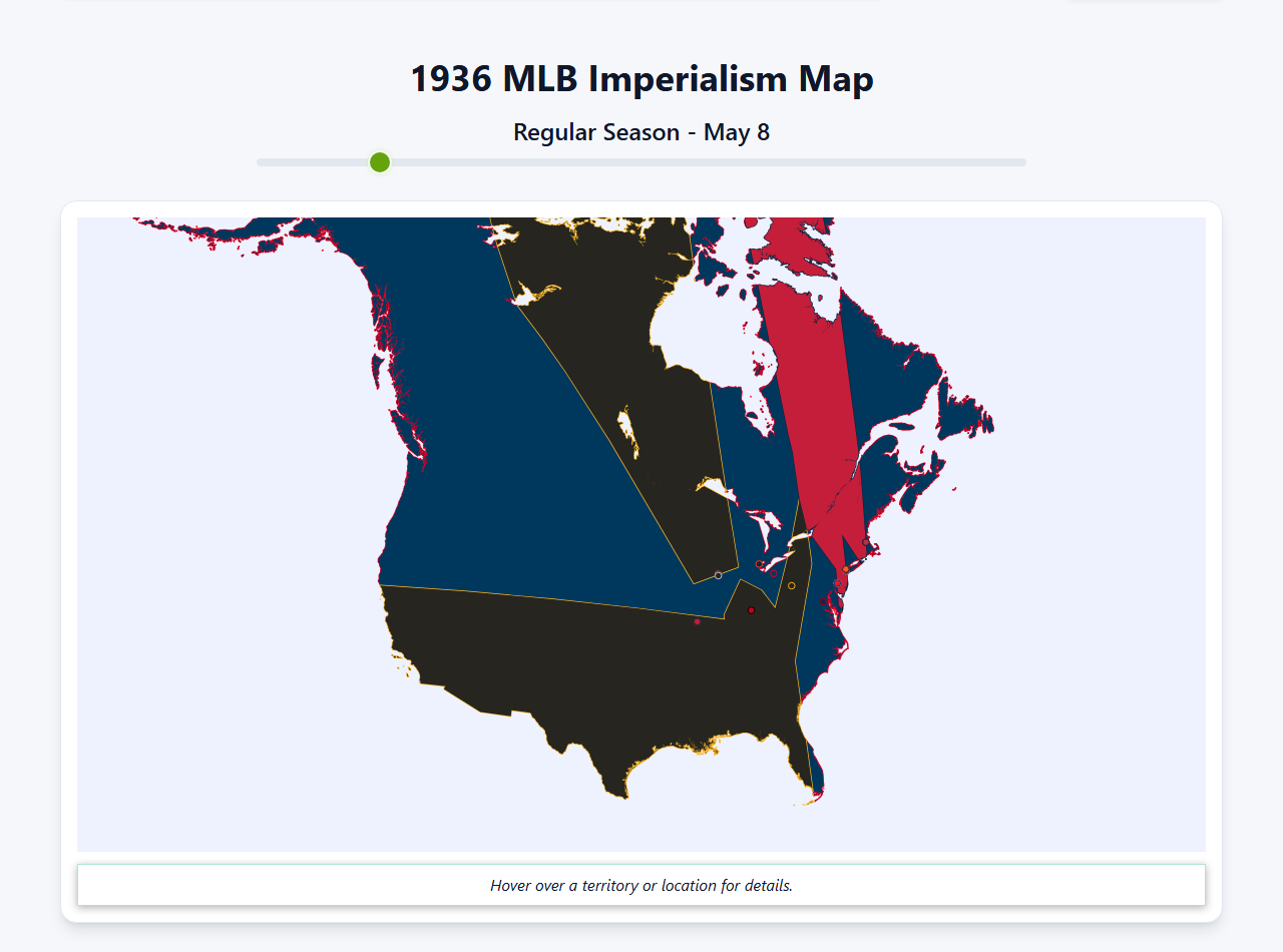 1936 MLB Imperialism Map
