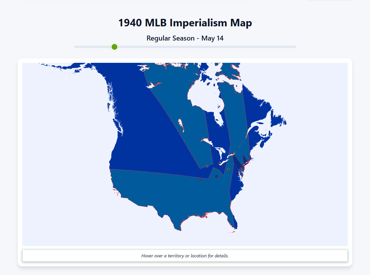 1940 MLB Imperialism Map