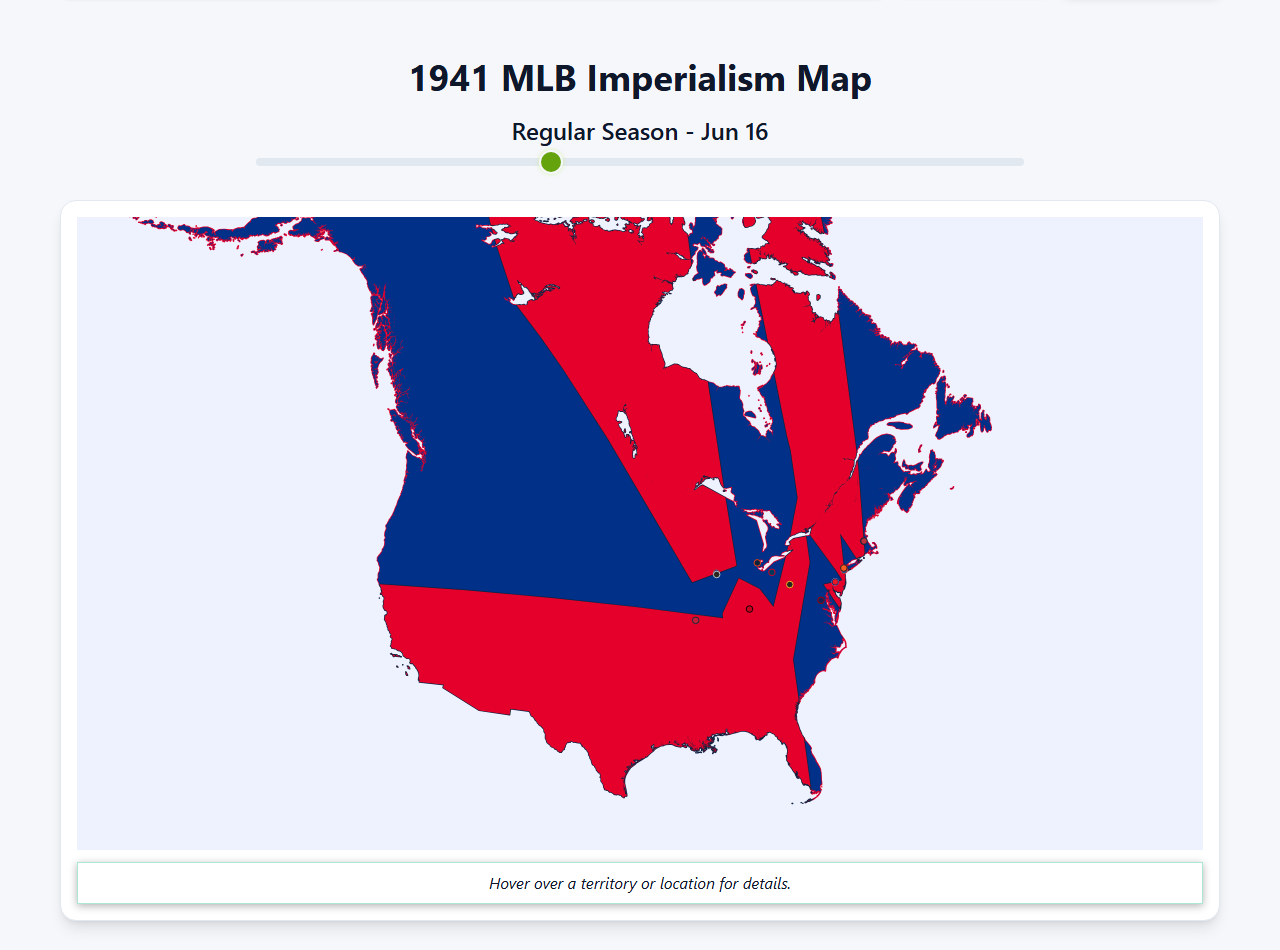 1941 MLB Imperialism Map