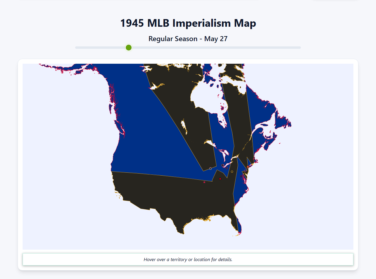 1945 MLB Imperialism Map