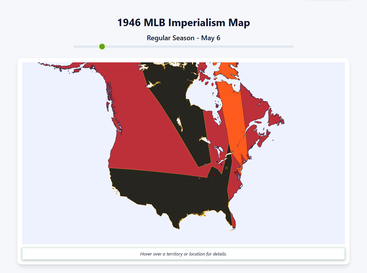 1946 MLB Imperialism Map