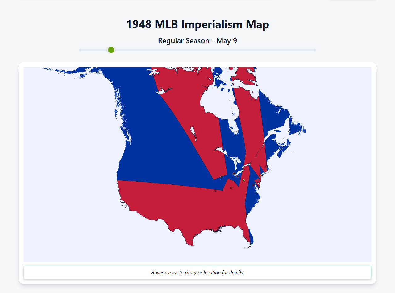 1948 MLB Imperialism Map