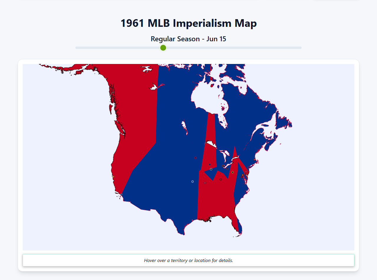 1961 MLB Imperialism Map