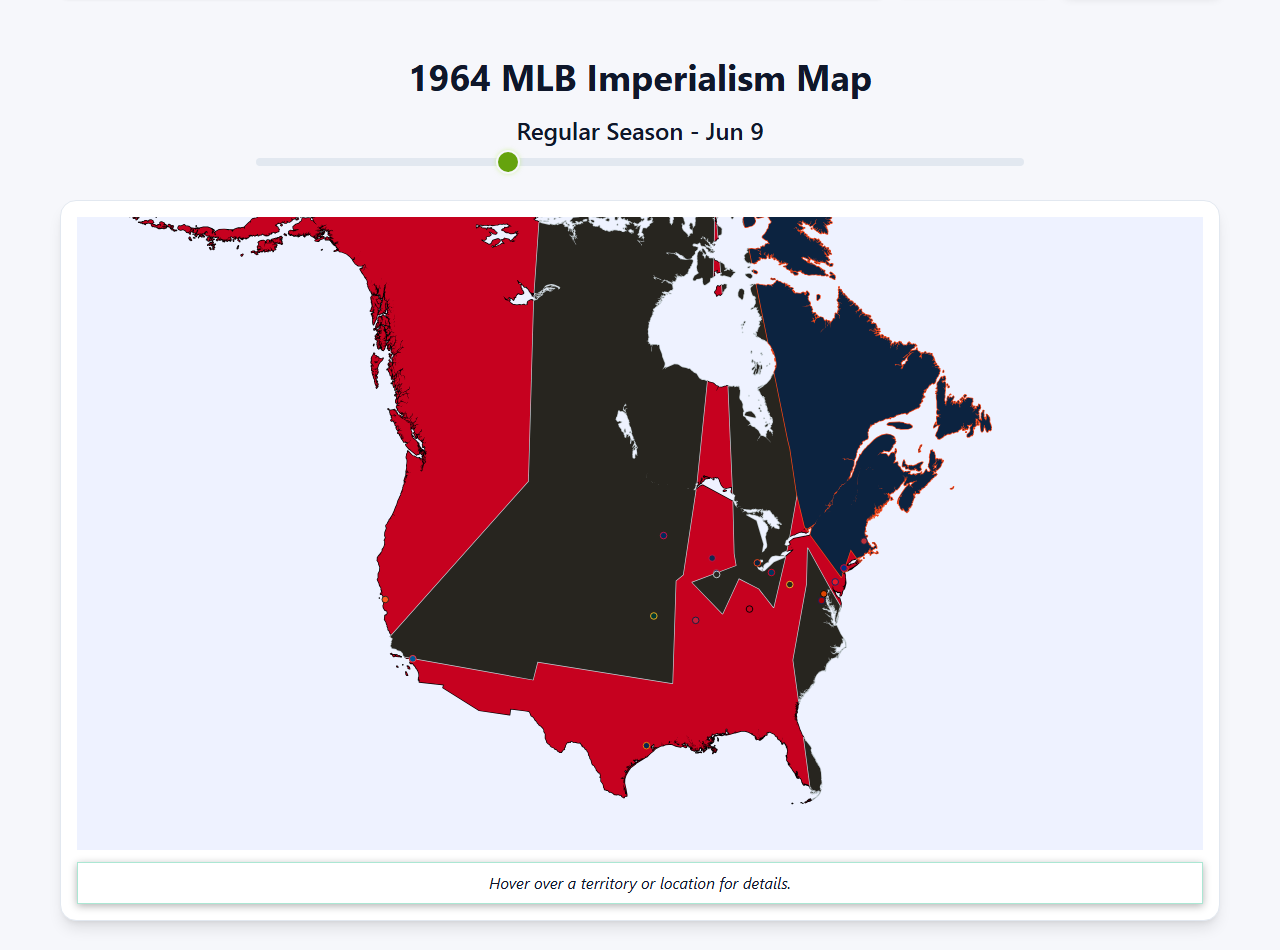 1964 MLB Imperialism Map