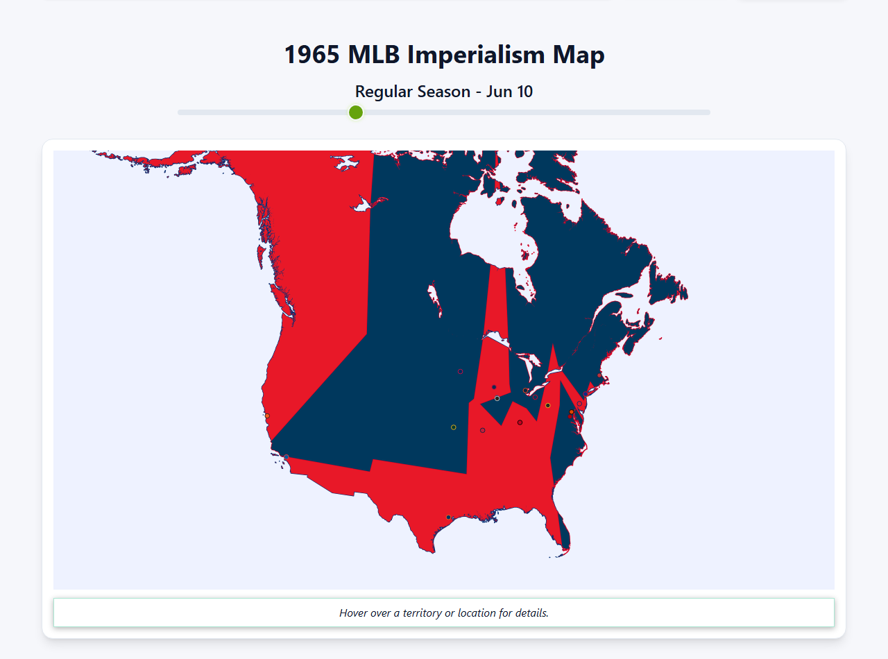 1965 MLB Imperialism Map