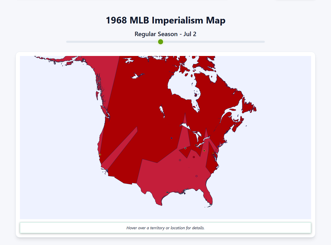 1968 MLB Imperialism Map