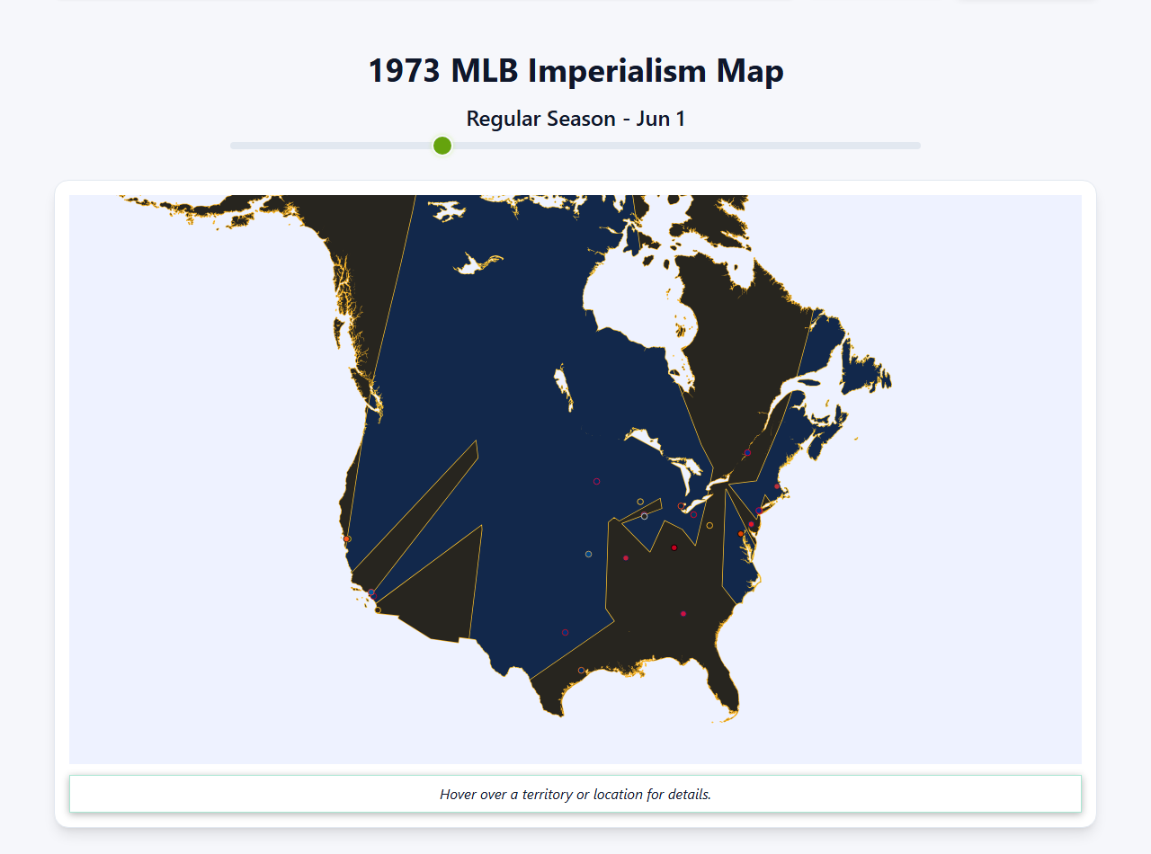 1973 MLB Imperialism Map