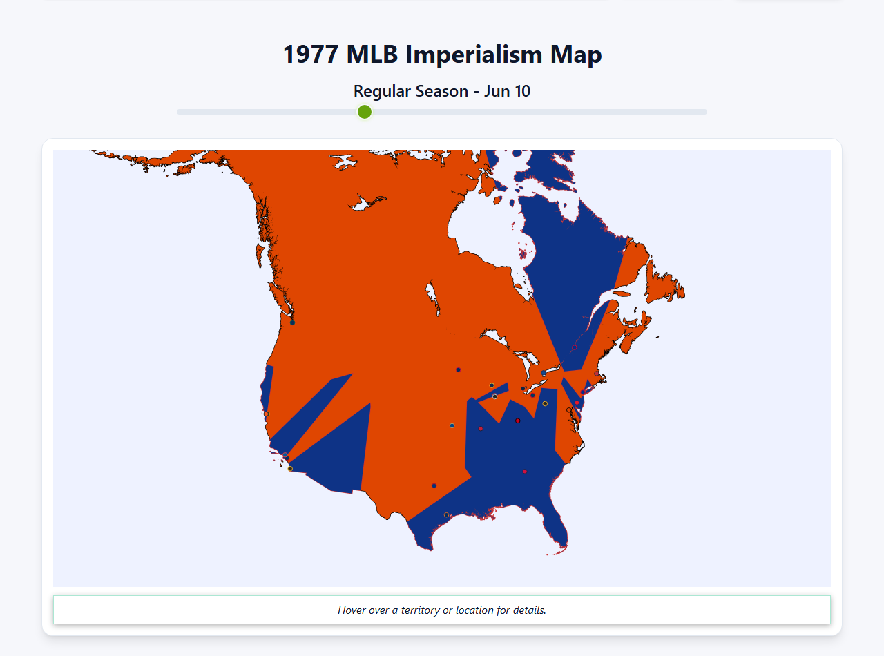1977 MLB Imperialism Map