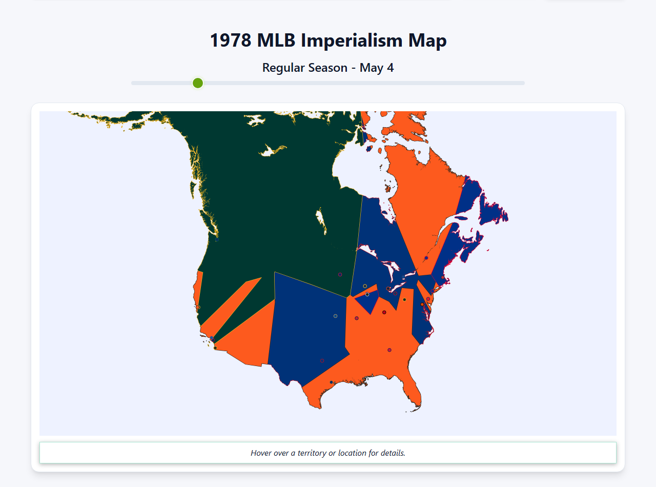 1978 MLB Imperialism Map