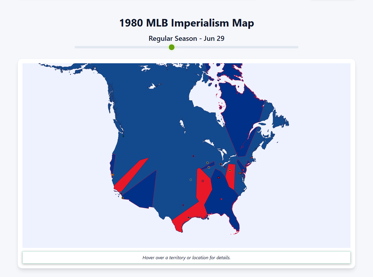 1980 MLB Imperialism Map