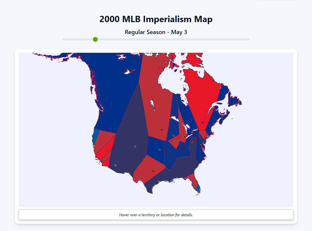 2000 MLB Imperialism Map