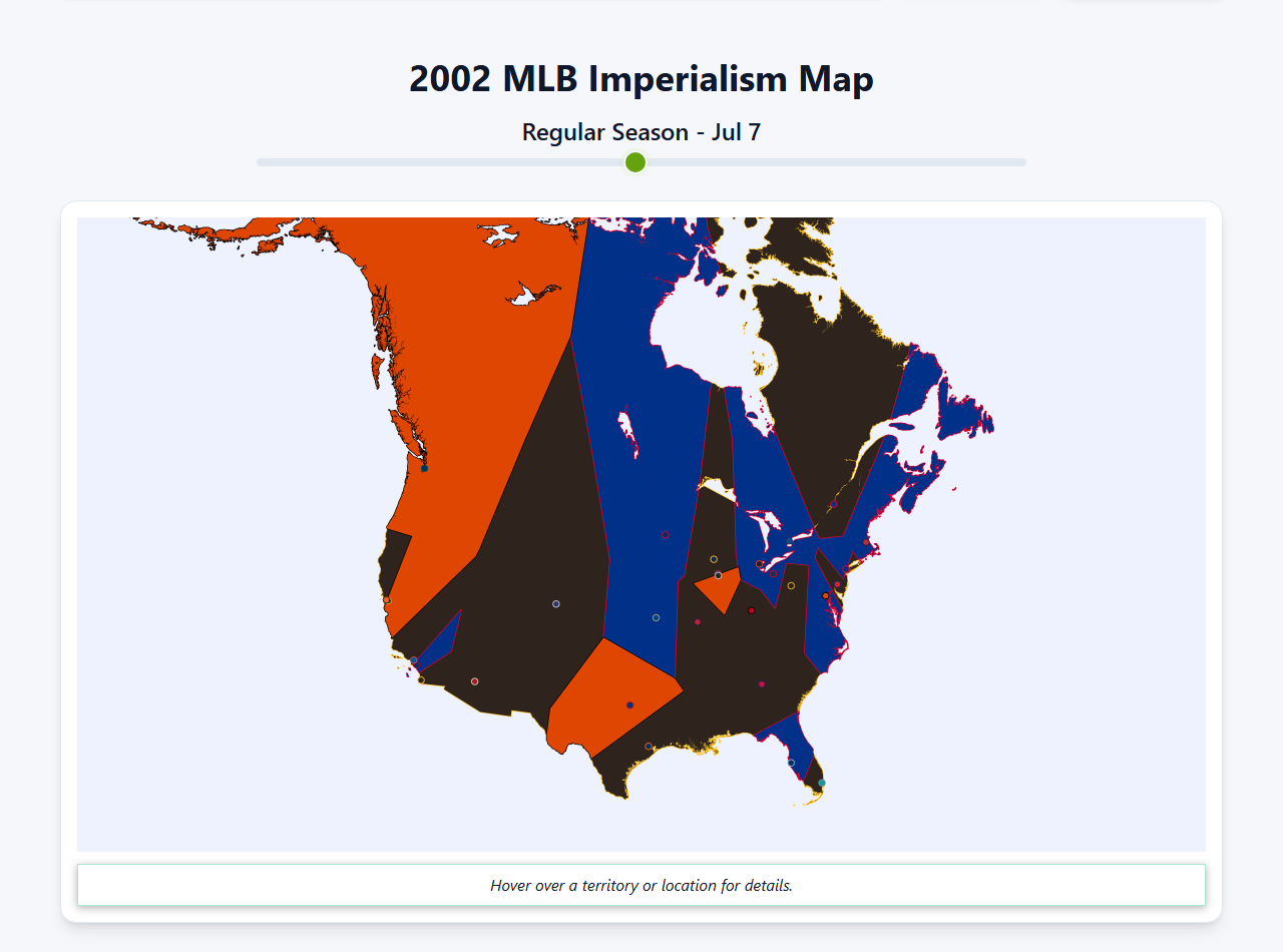 2002 MLB Imperialism Map