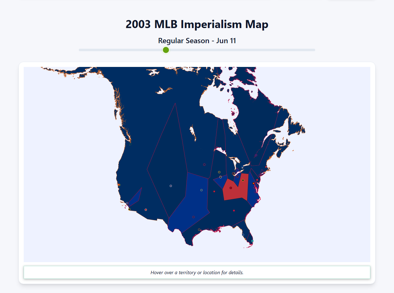 2003 MLB Imperialism Map