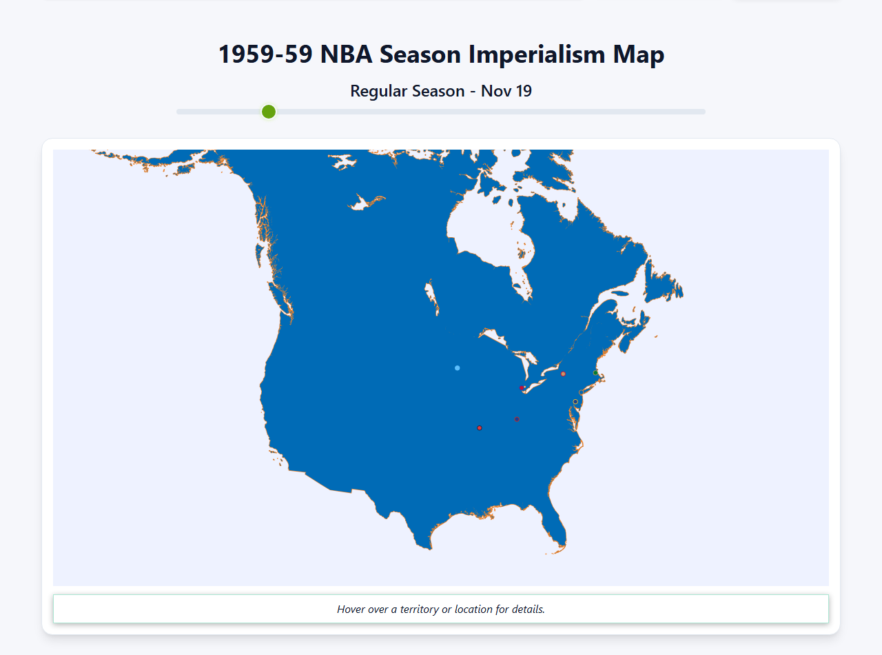 1959 NBA Imperialism Map