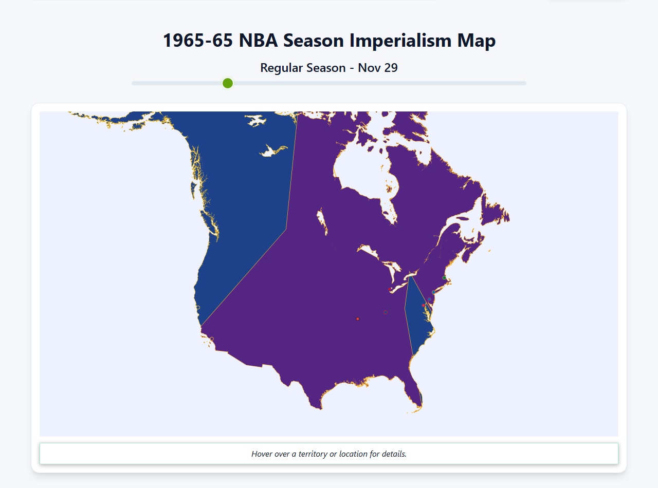 1965 NBA Imperialism Map