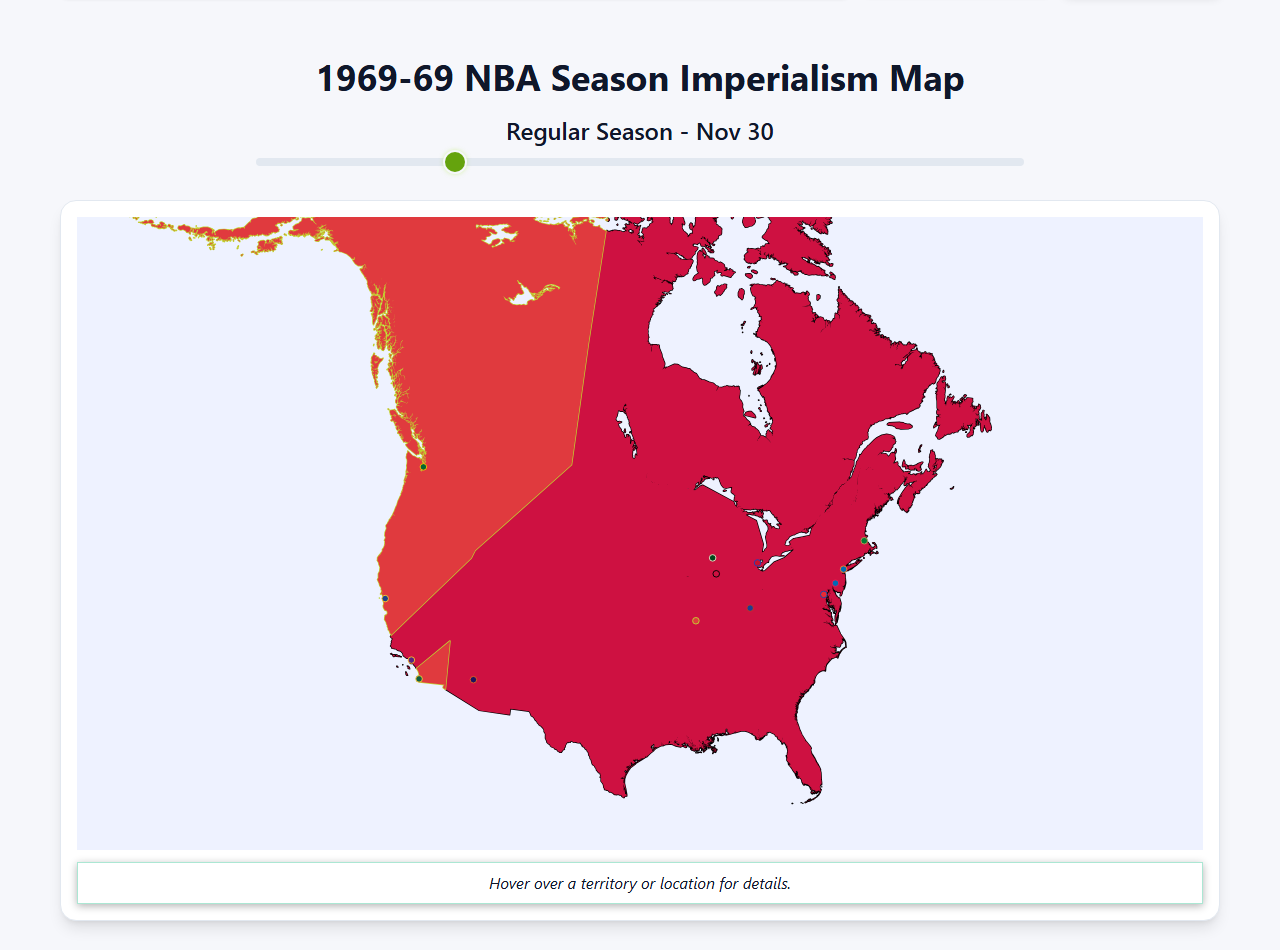 1969 NBA Imperialism Map