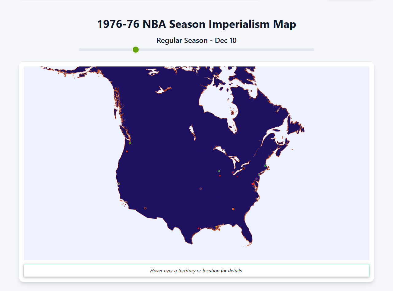 1976 NBA Imperialism Map