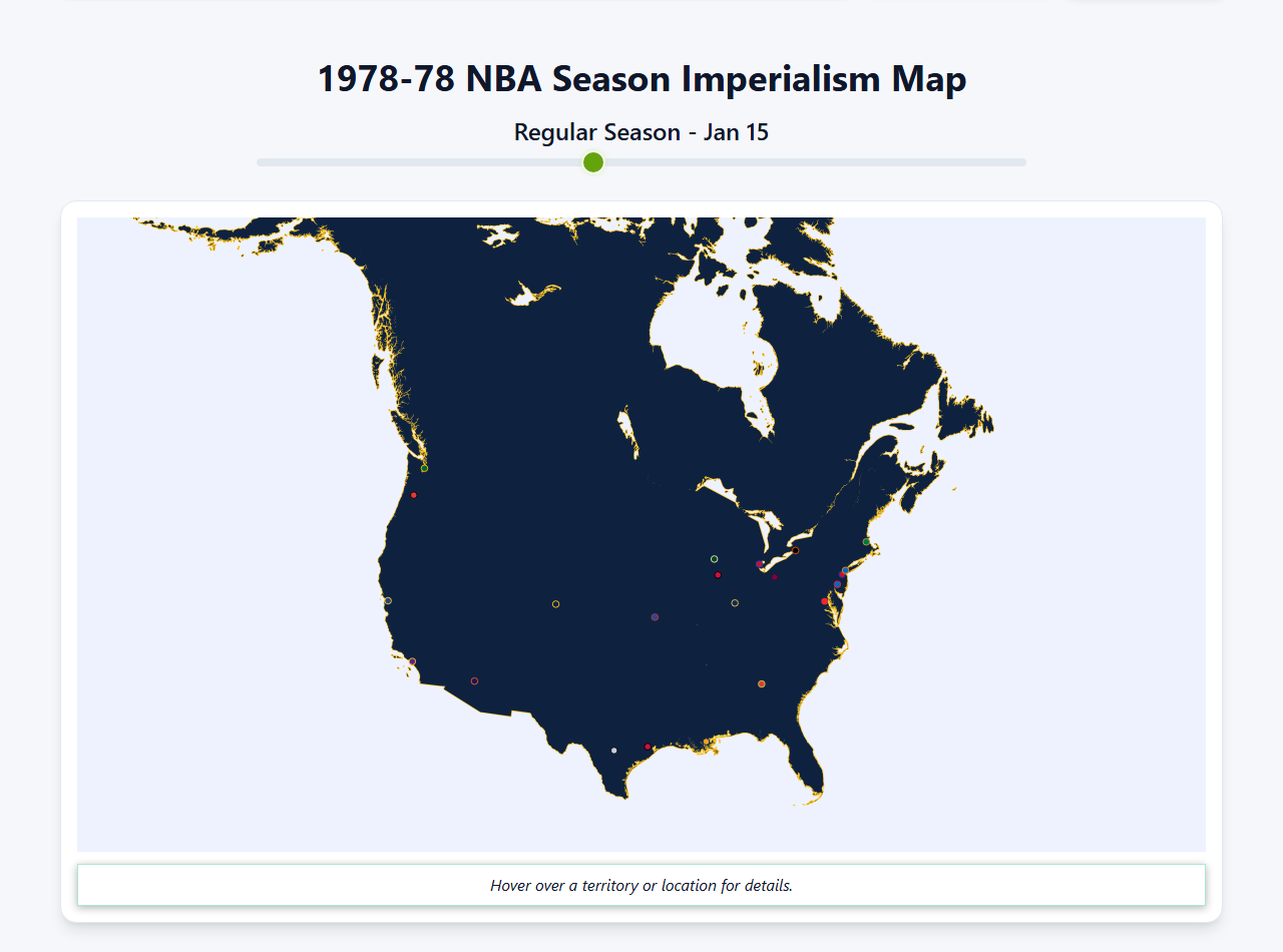 1978 NBA Imperialism Map