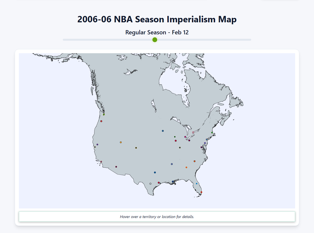 2006 NBA Imperialism Map