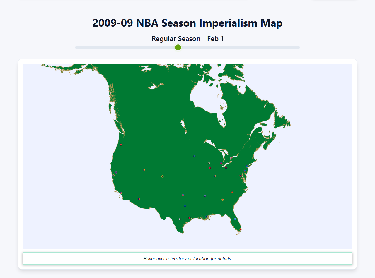 2009 NBA Imperialism Map