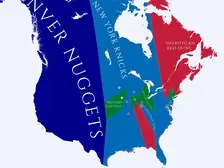 1949-50 NBA Imperialism Map