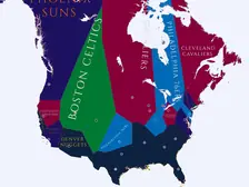 2008-09 NBA Imperialism Map