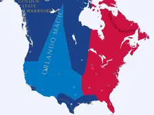 2018-19 NBA Imperialism Map