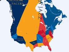 2022-23 NBA Imperialism Map