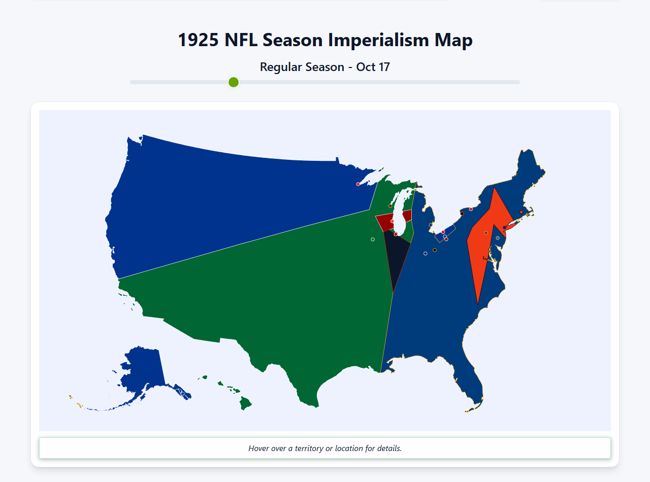 1925 NFL Imperialism Map