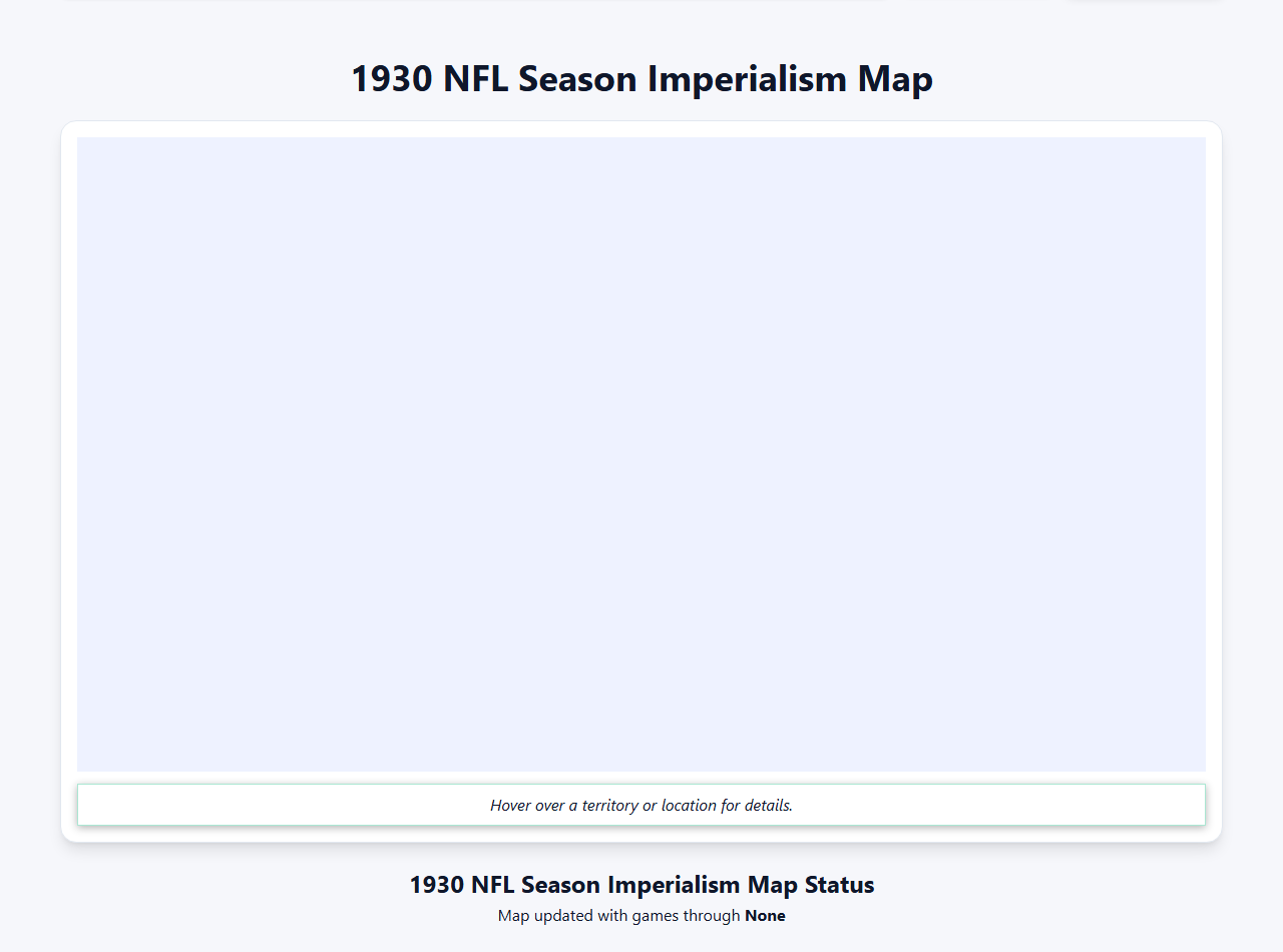 1930 NFL Imperialism Map