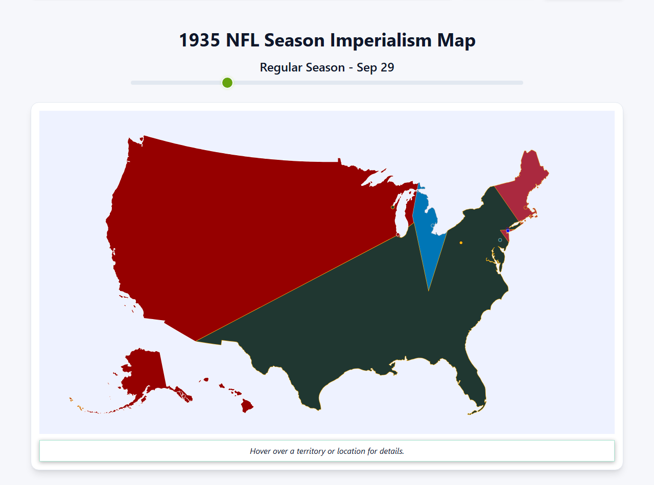 1935 NFL Imperialism Map