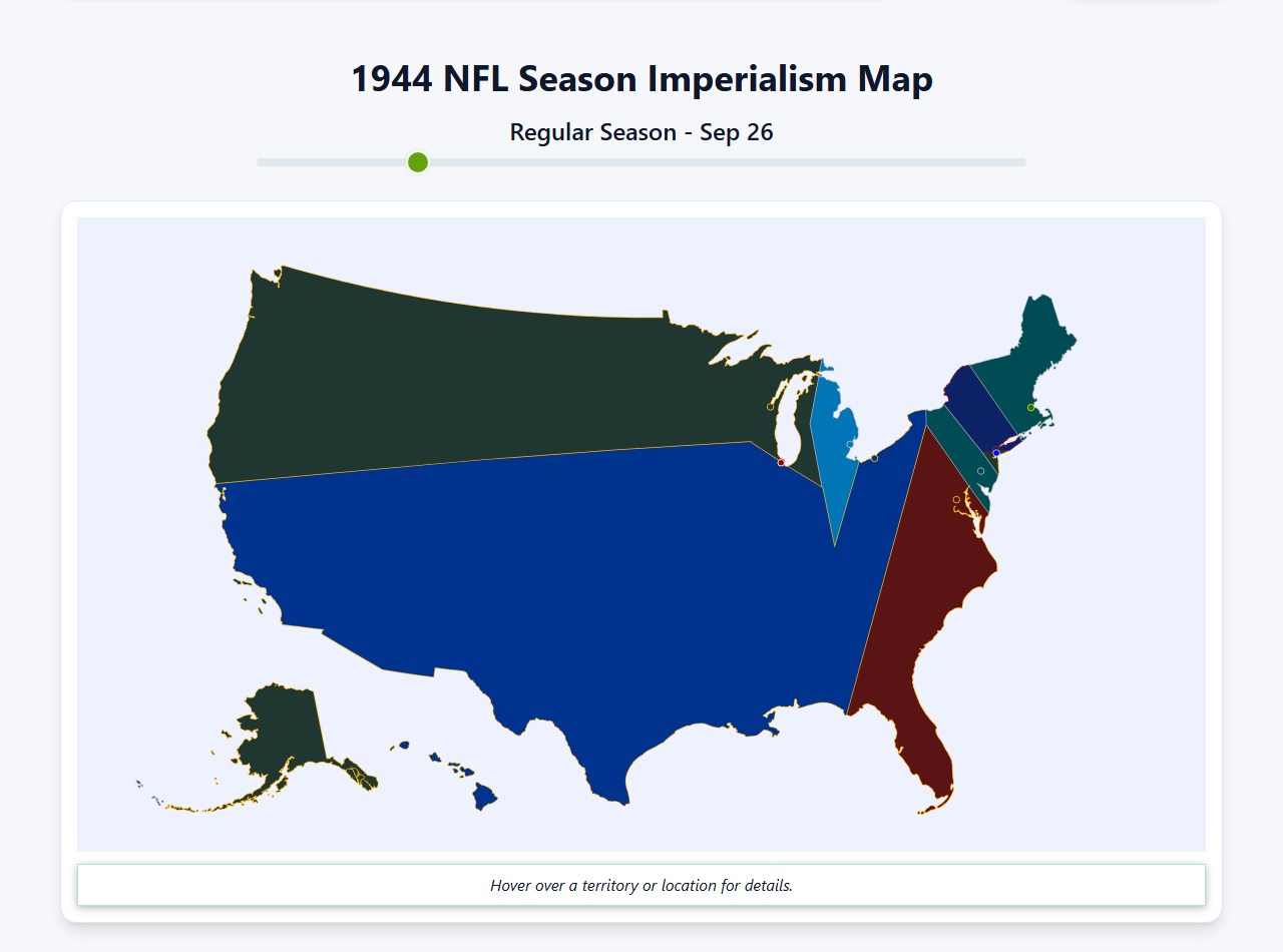 1944 NFL Imperialism Map