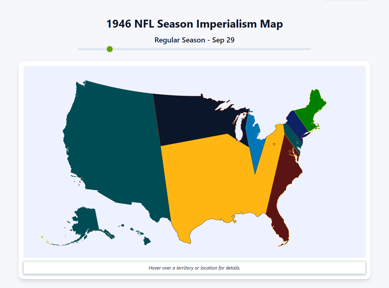 1946 NFL Imperialism Map