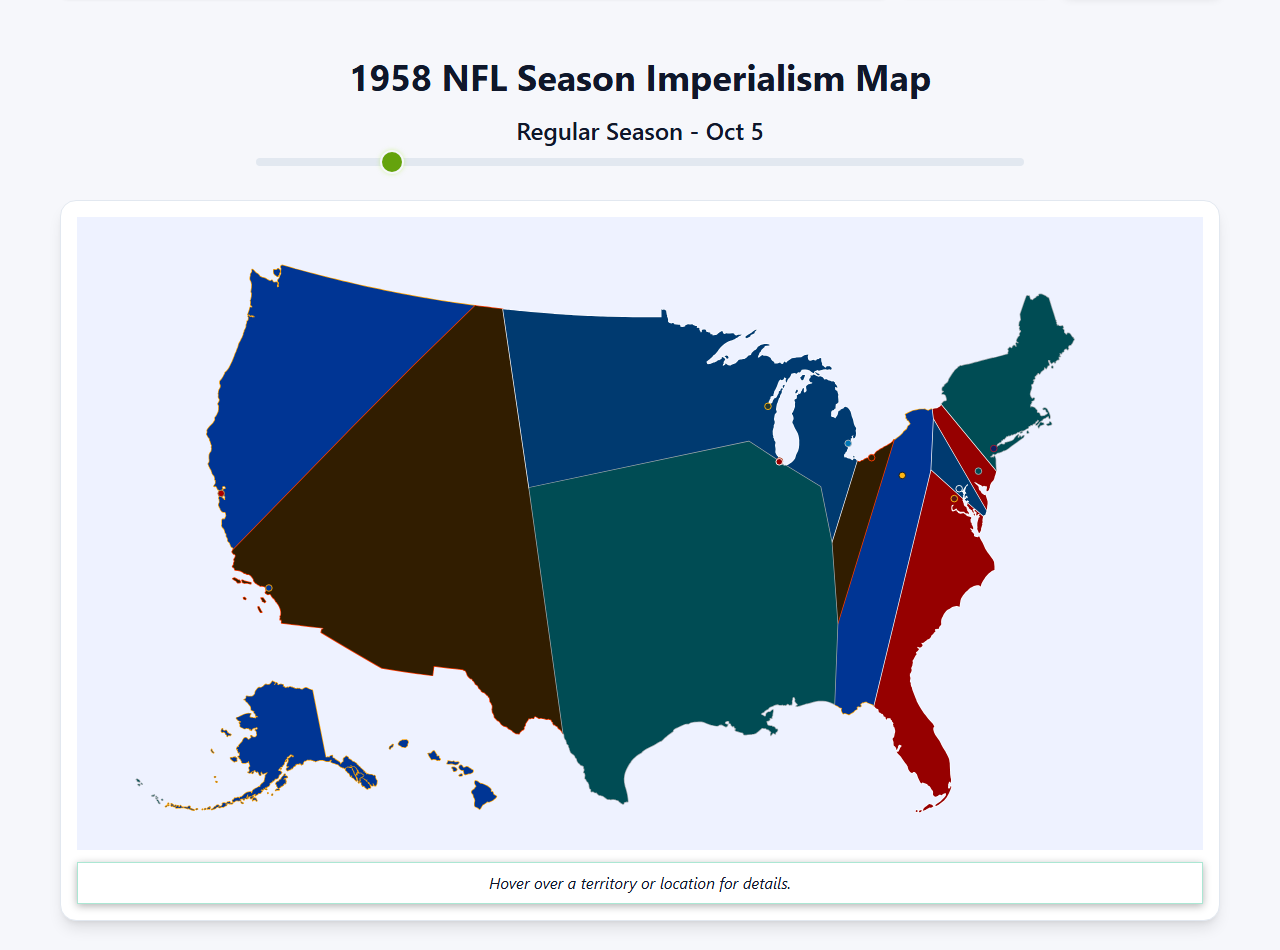 1958 NFL Imperialism Map