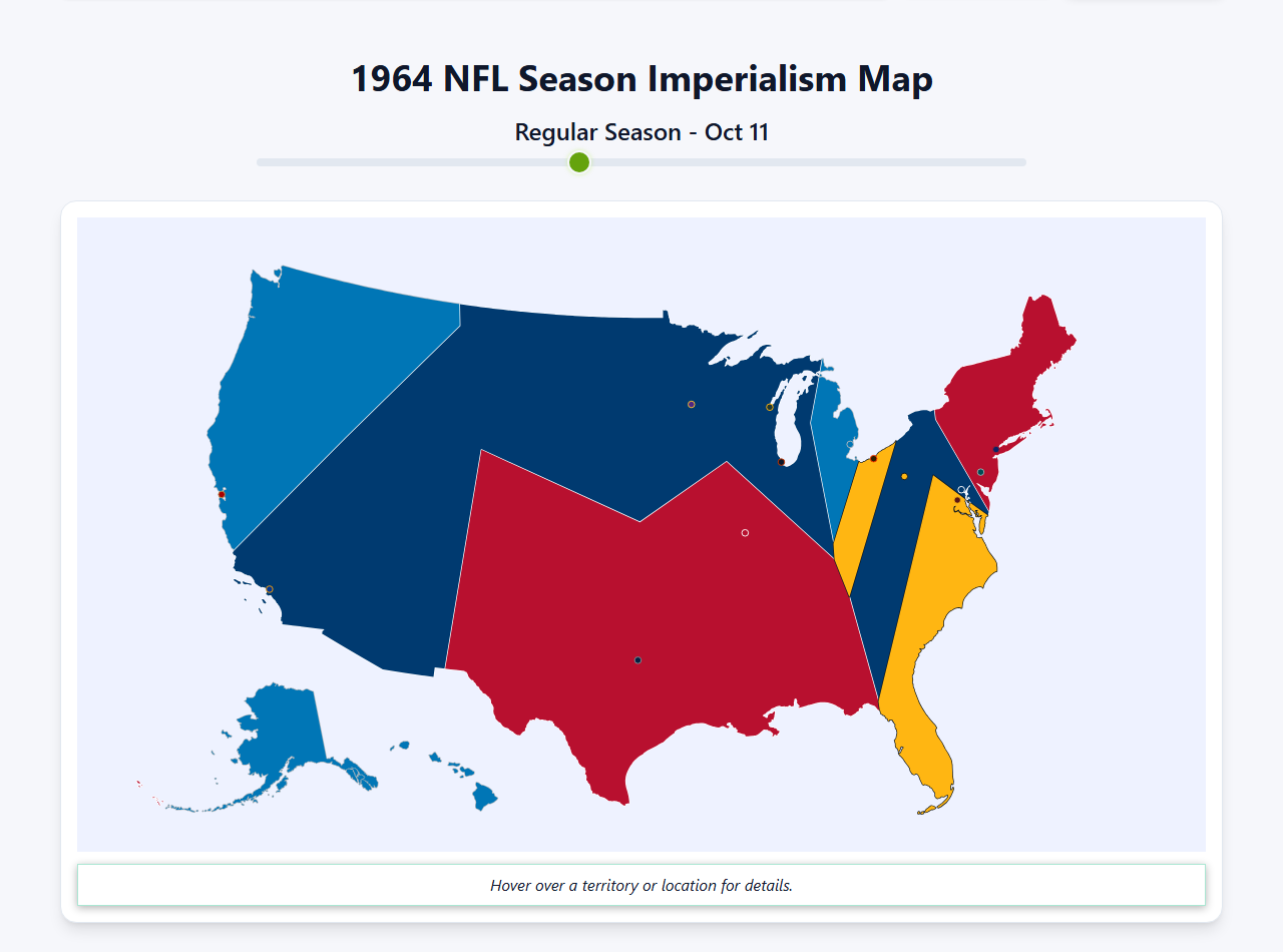 1964 NFL Imperialism Map