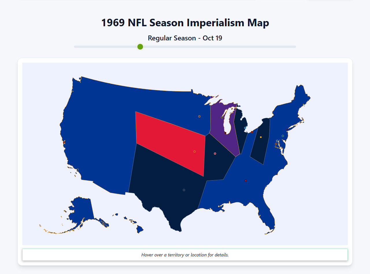 1969 NFL Imperialism Map