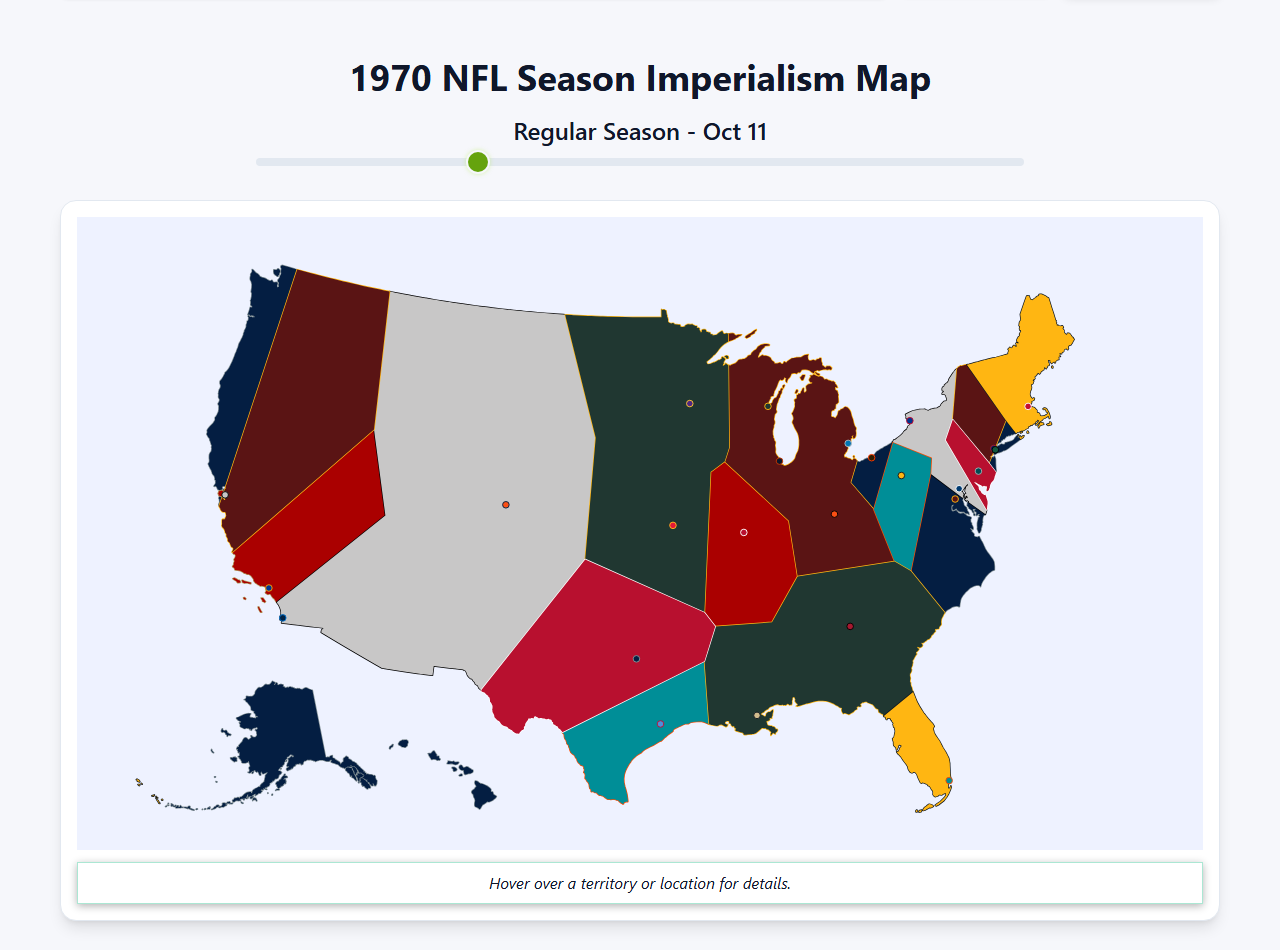 1970 NFL Imperialism Map