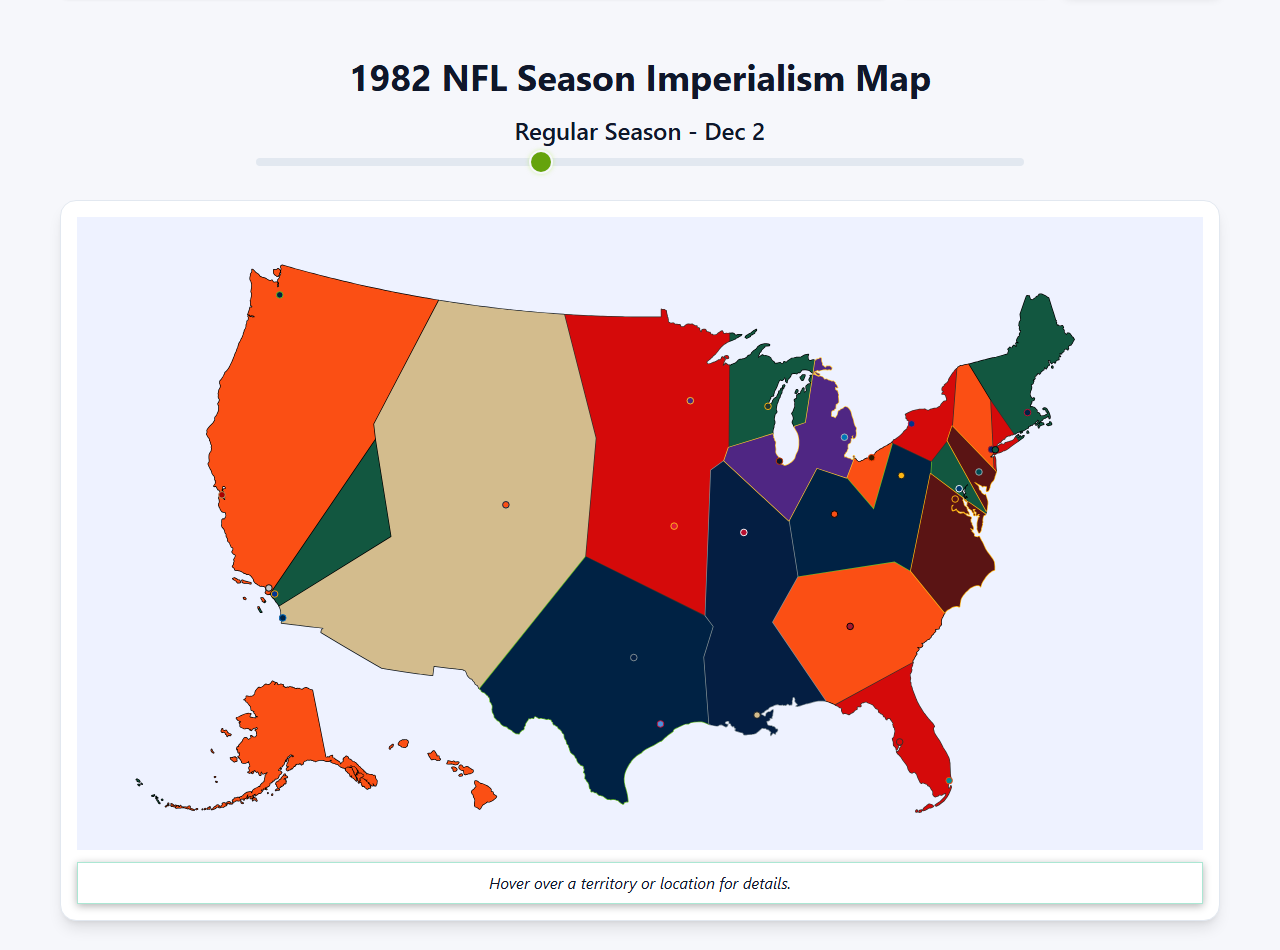 1982 NFL Imperialism Map