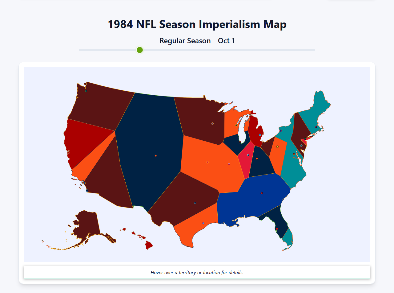 1984 NFL Imperialism Map