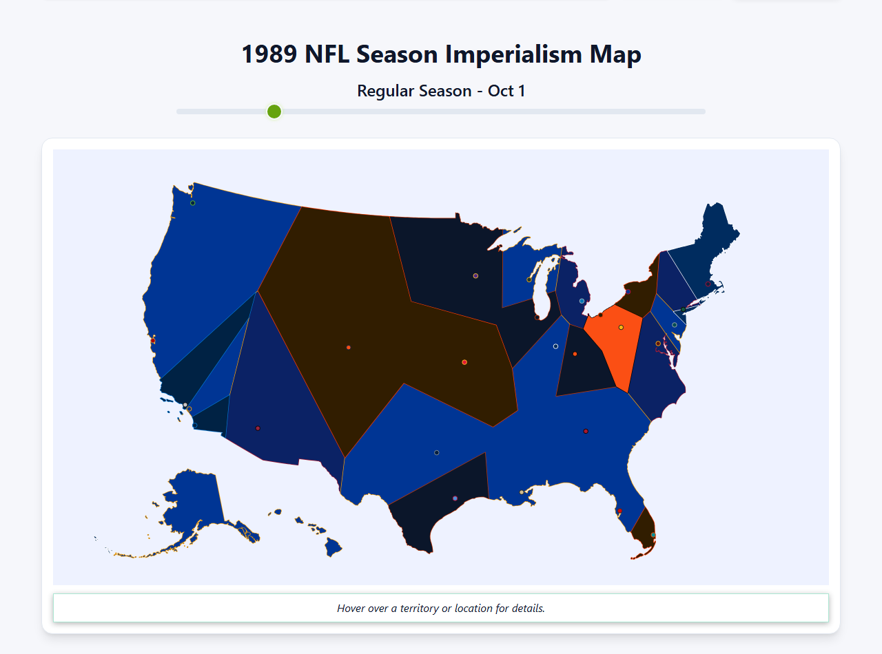 1989 NFL Imperialism Map